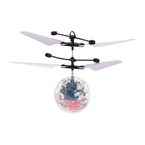 Helikopterbal met licht werkt op handbeweging met USB