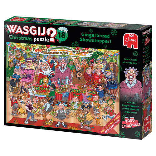 Wasgij Christmas 18 - Spectaculaire Speculaas! (2X1000 Stukjes)