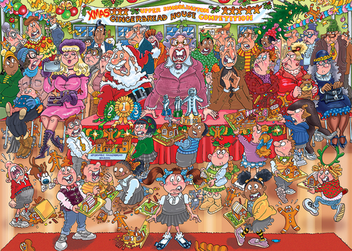 Wasgij Christmas 18 - Spectaculaire Speculaas! (2X1000 Stukjes) - Afbeelding 4
