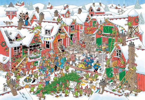 Jan van Haasteren - Het Dorp van de Kerstman (5000stuks) - Afbeelding 3