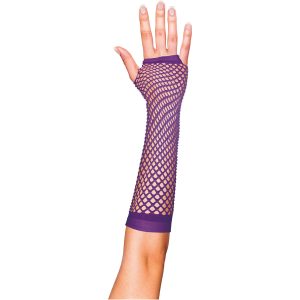 Handschoenen net lang (vingerloos) – geel