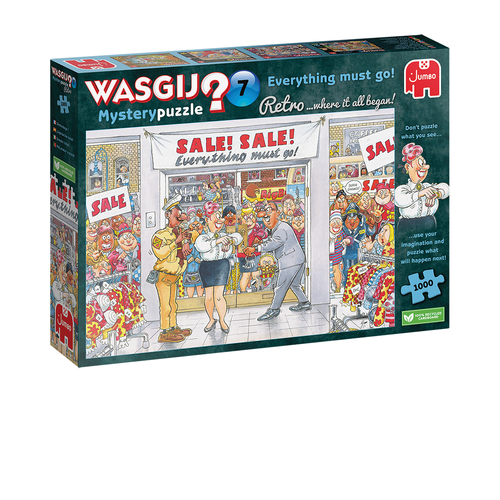 Wasgij Retro Mystery 7 - Uitverkoop! (1000 Stukjes)