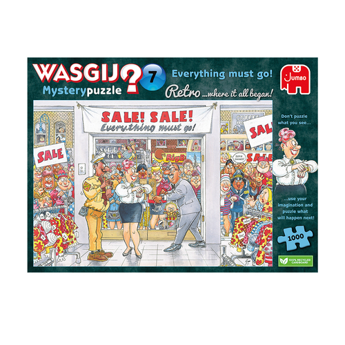 Wasgij Retro Mystery 7 - Uitverkoop! (1000 Stukjes) - Afbeelding 3