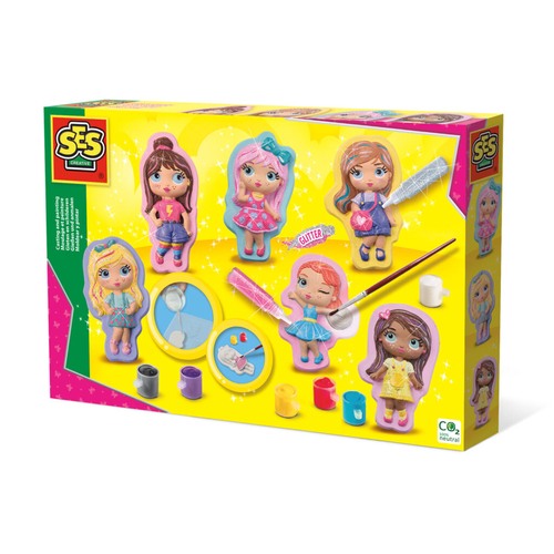 SES Creative - Gieten en schilderen - Fashion girls