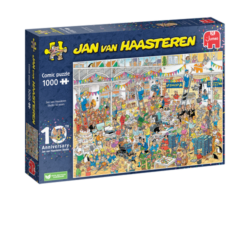 Jan van Haasteren - 10 Years Anniversary Studio - Comic (1000stuks)