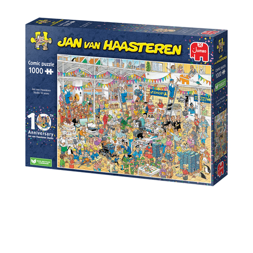 Jan van Haasteren - 10 Years Anniversary Studio - Comic (1000stuks) - Afbeelding 2