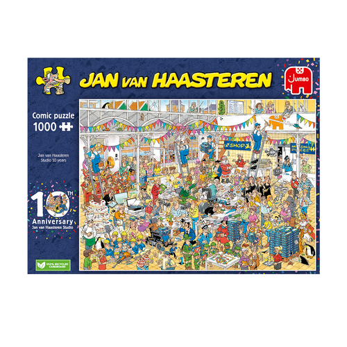 Jan van Haasteren - 10 Years Anniversary Studio - Comic (1000stuks) - Afbeelding 3
