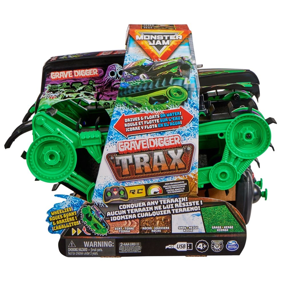 Monster Jam - R/C Grave Digger Trax (1:15) - Afbeelding 2