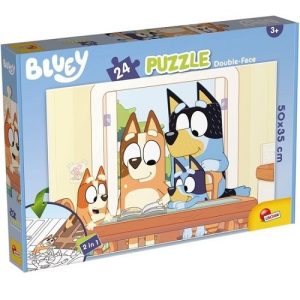 Bluey – Kleur puzzel 2-zijdig (50x35cm) – 24stuks