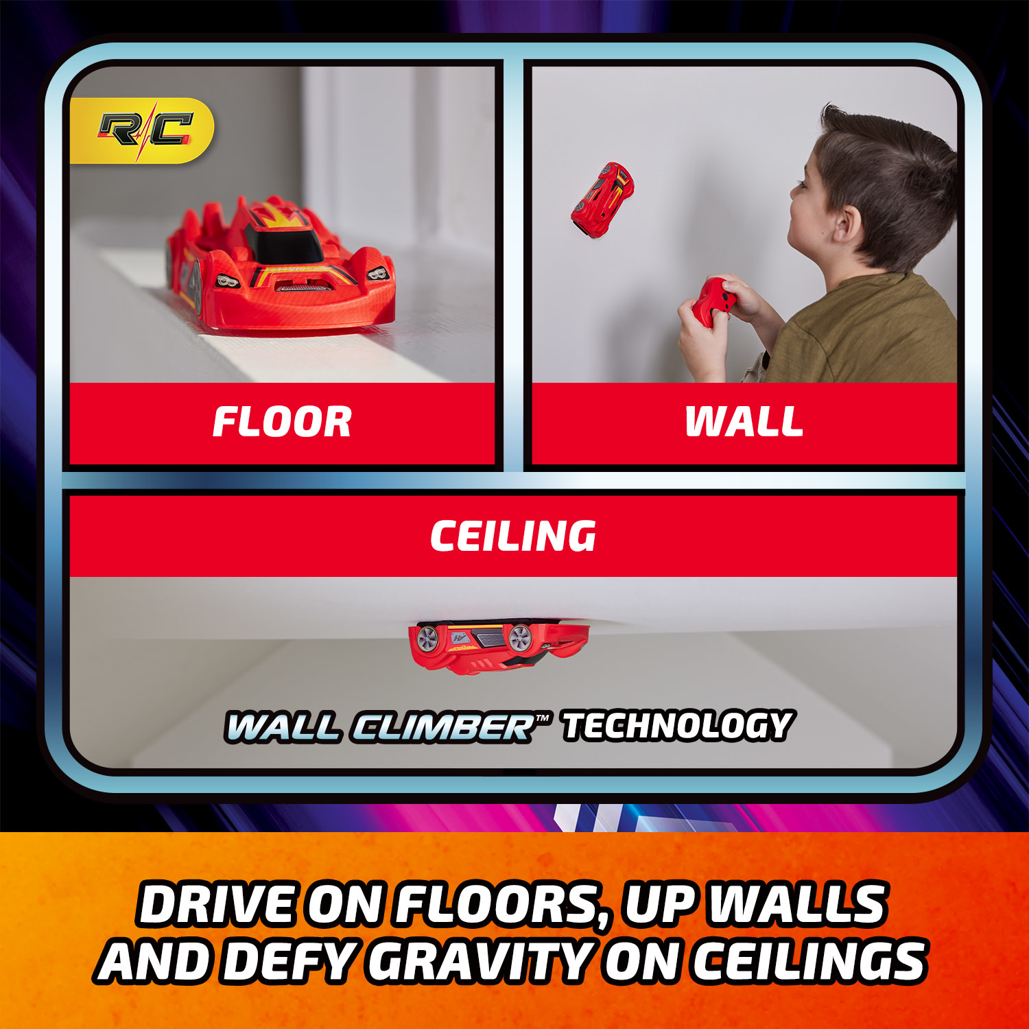 Air Hogs - R/C Zero Gravity Sprint Wall Climber - Afbeelding 2
