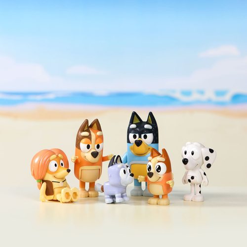 Bluey - 8 Speelfiguren Familie & Vrienden - Afbeelding 3