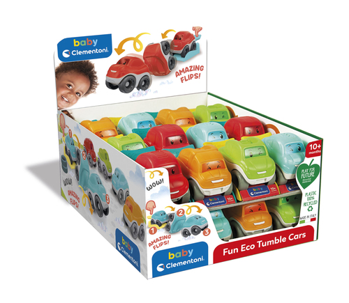 Baby Clementoni - Fun Eco Tumble Cars