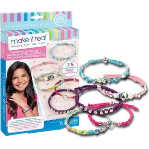 Make it Real – Rainbow Bling Bracelets
