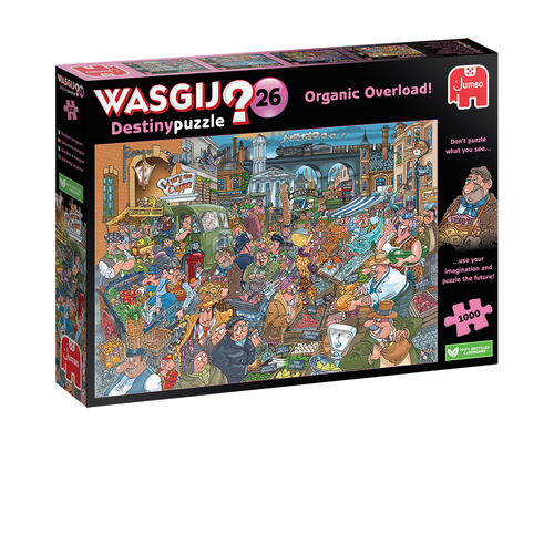 Wasgij Destiny 26 - Barstensvol Bio! (1000 Stukjes)