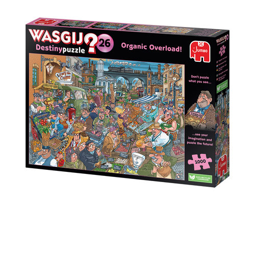 Wasgij Destiny 26 - Barstensvol Bio! (1000 Stukjes) - Afbeelding 2