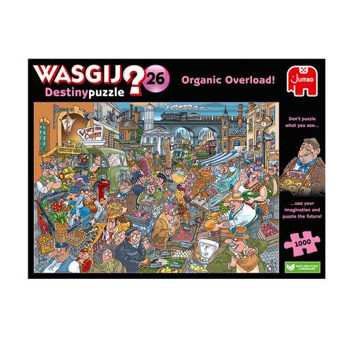 Wasgij Destiny 26 - Barstensvol Bio! (1000 Stukjes) - Afbeelding 3