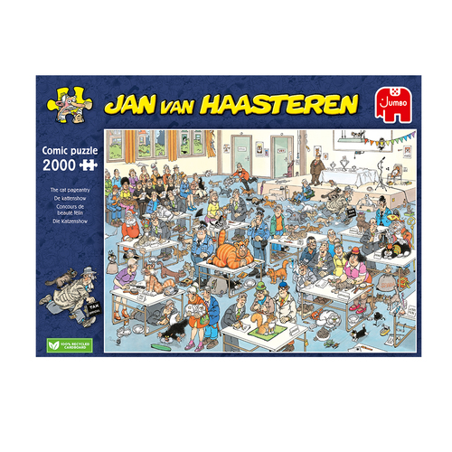Jan van Haasteren - De kattenshow (2000stuks) - Afbeelding 3