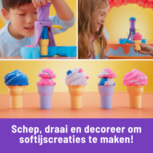 Kinetic Sand - Soft Serve Ice Cream Station Playset - Afbeelding 3