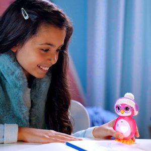 Silverlit – Rescue (interactieve) Mini Pinguïn – zwart/wit