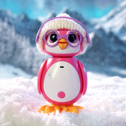 Silverlit - Rescue (interactieve) Mini Pinguïn - zwart/wit - Afbeelding 4