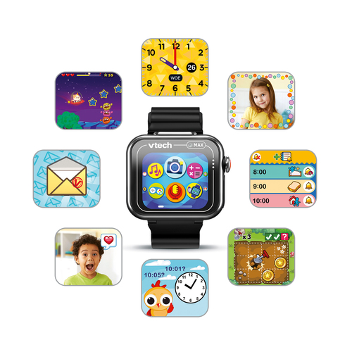 VTech Kidizoom SmartWatch MAX - Paars OF Zwart - 1 exemplaar - Afbeelding 4