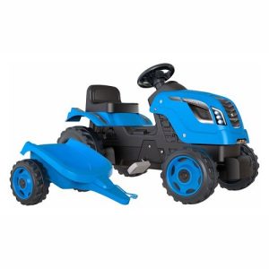 Farmer XL Blauwe tractor + aanhangw