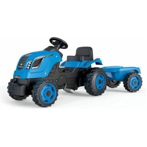 Farmer XL Blauwe tractor + aanhangw