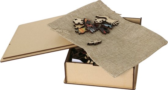 2D Rainbow Wooden Puzzel (200stuks) - Vogel - Afbeelding 2