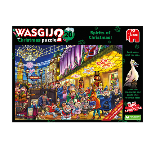 Wasgij Christmas 20 - De Geesten Van Kerstmis! (2X1000 Stukjes) - Afbeelding 3