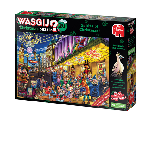 Wasgij Christmas 20 - De Geesten Van Kerstmis! (2X1000 Stukjes) - Afbeelding 4