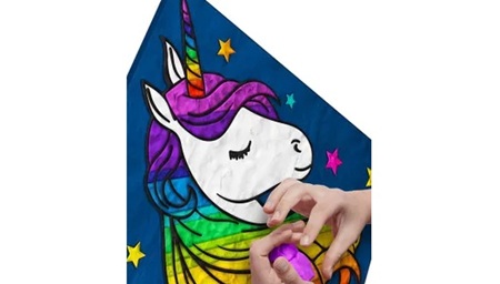Clay painting unicorn - Afbeelding 2
