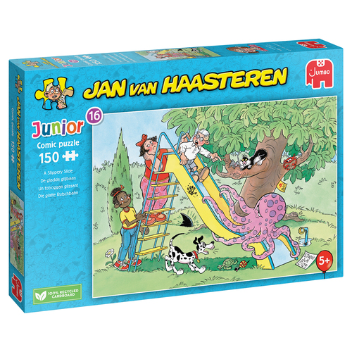 Jan van Haasteren Junior - De gladde glijbaan (150 stukjes)