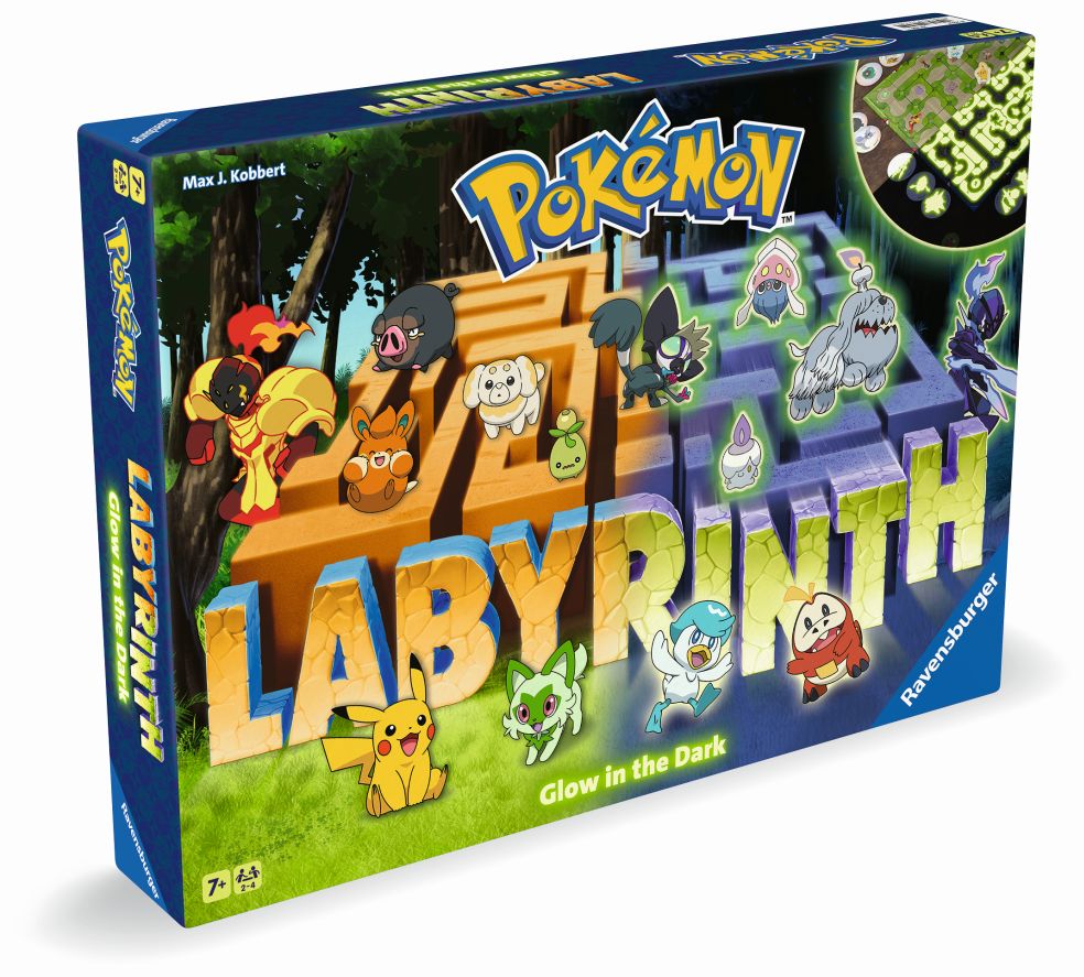 Pokémon Labyrinth Glow in the Dark. 7+