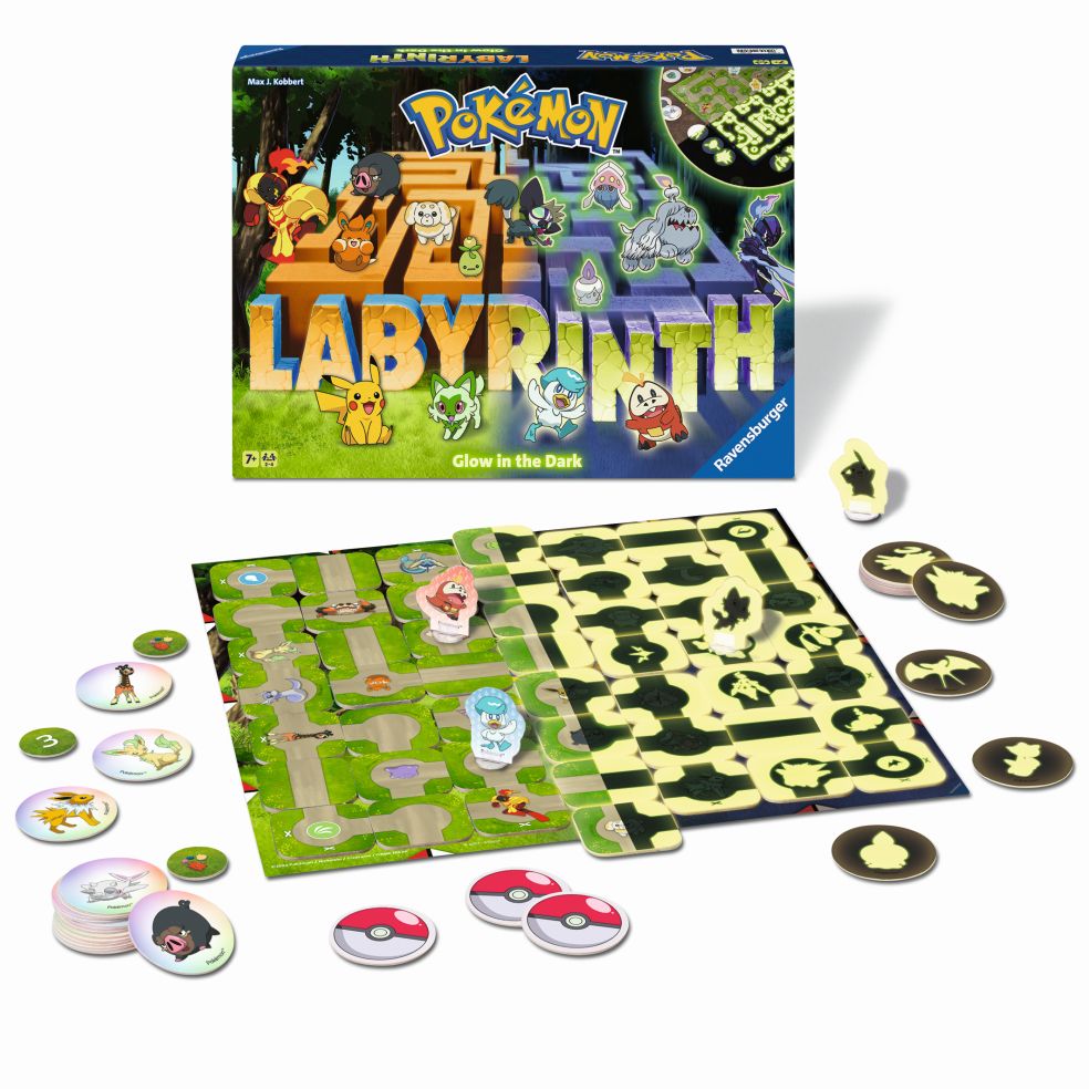 Pokémon Labyrinth Glow in the Dark. 7+ - Afbeelding 3
