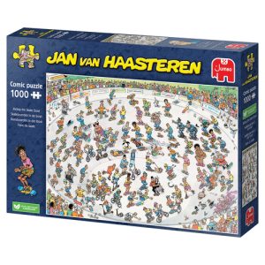 Jan van Haasteren – Skateboarden In De Bowl (1000 Stukjes)