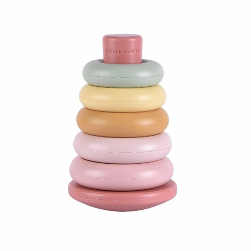 Little Dutch - Stapelringen roze - Afbeelding 2