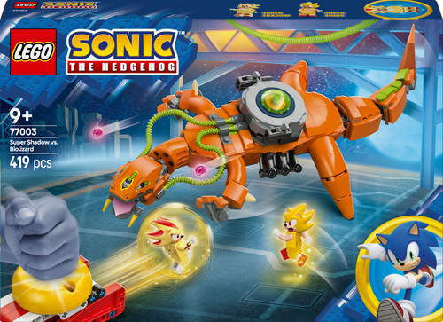 LEGO Sonic - Super Shadow vs Biolizard