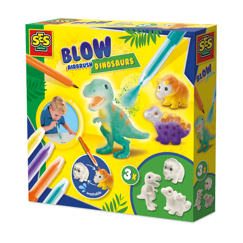 SES Creative - Airbrush pennen Dino's