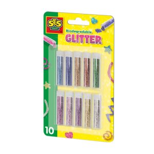 SES Creative – Bio Afbreekbare glitter 10 kleuren