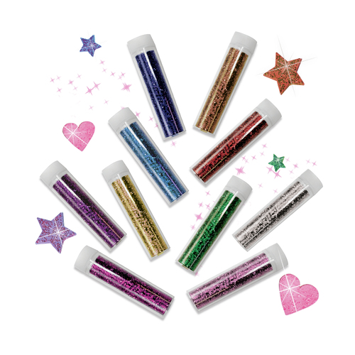 SES Creative - Bio Afbreekbare glitter 10 kleuren - Afbeelding 4