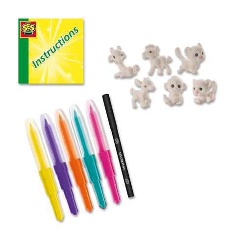 SES Creative - Airbrush pennen Safari dieren - Afbeelding 2