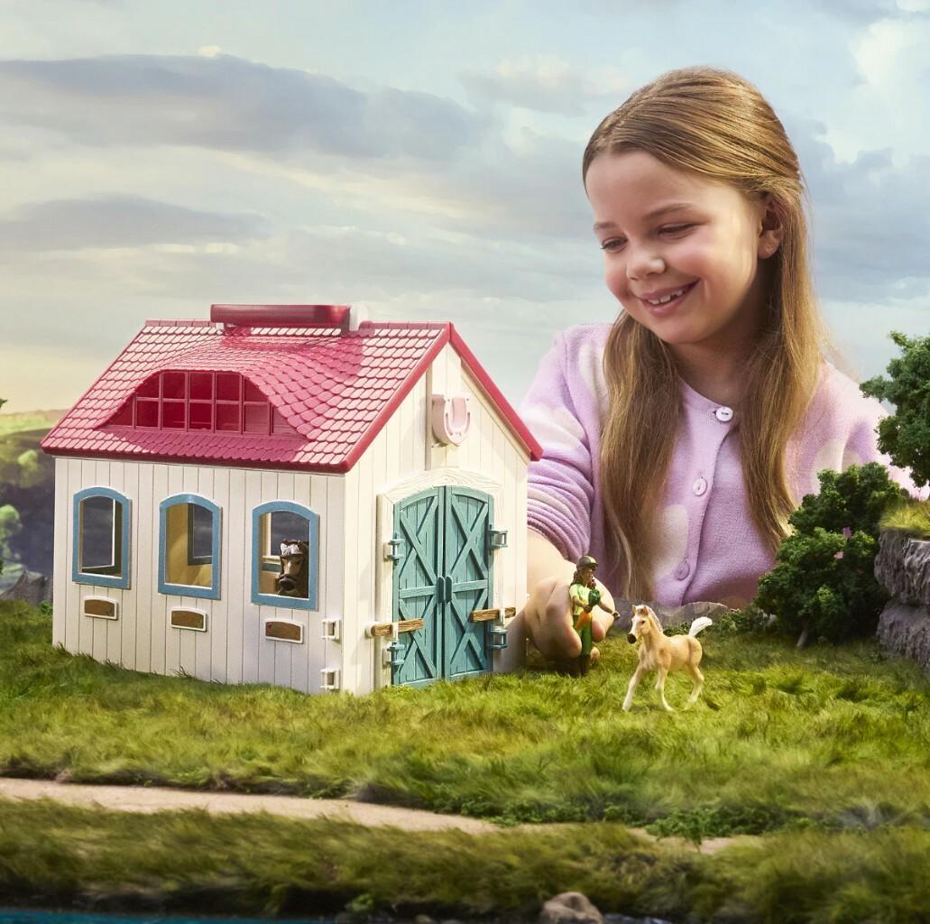 Schleich Horse Club - Meeneem Open Stal - Afbeelding 4