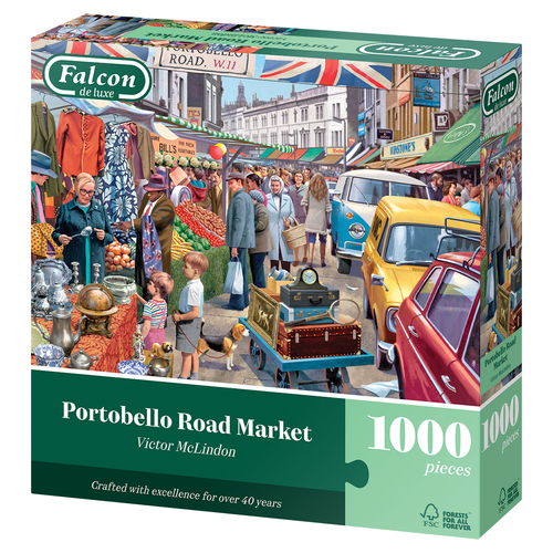 Puzzel Falcon - 1000 stuks Portobello Road Market - Afbeelding 2