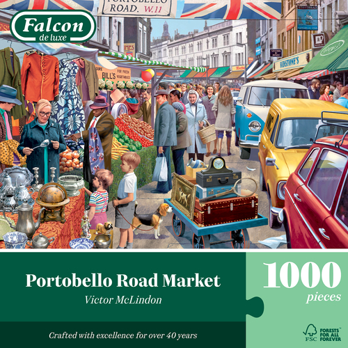 Puzzel Falcon - 1000 stuks Portobello Road Market - Afbeelding 3