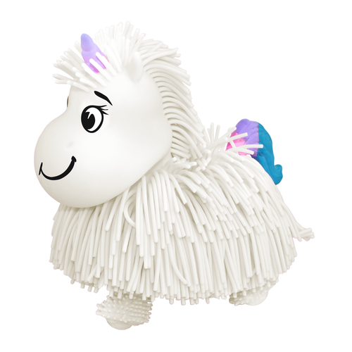 Jiggly Pets - Eenhoorn (Wit)
