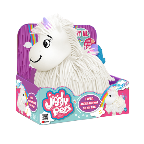 Jiggly Pets - Eenhoorn (Wit) - Afbeelding 3