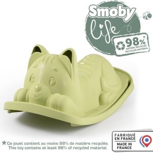 Smoby  Life – Schommelwip – Kat (groen)