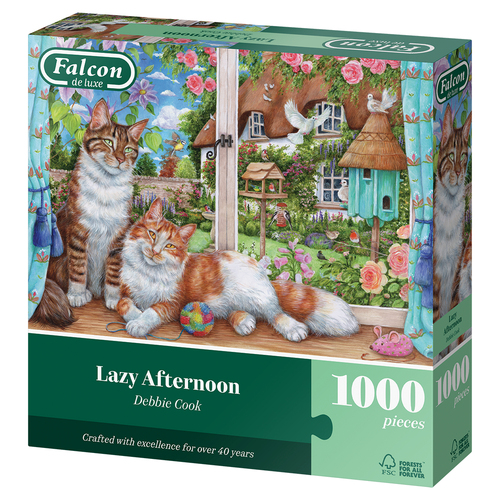 Puzzel Falcon - Lazy Afternoon 1000st - Afbeelding 2