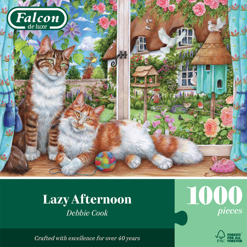 Puzzel Falcon - Lazy Afternoon 1000st - Afbeelding 3