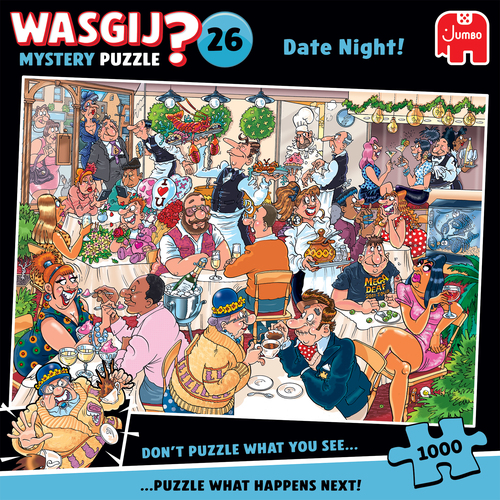 Wasgij Mystery 26 - Een avondje uit! (1000 stukjes) - Afbeelding 3